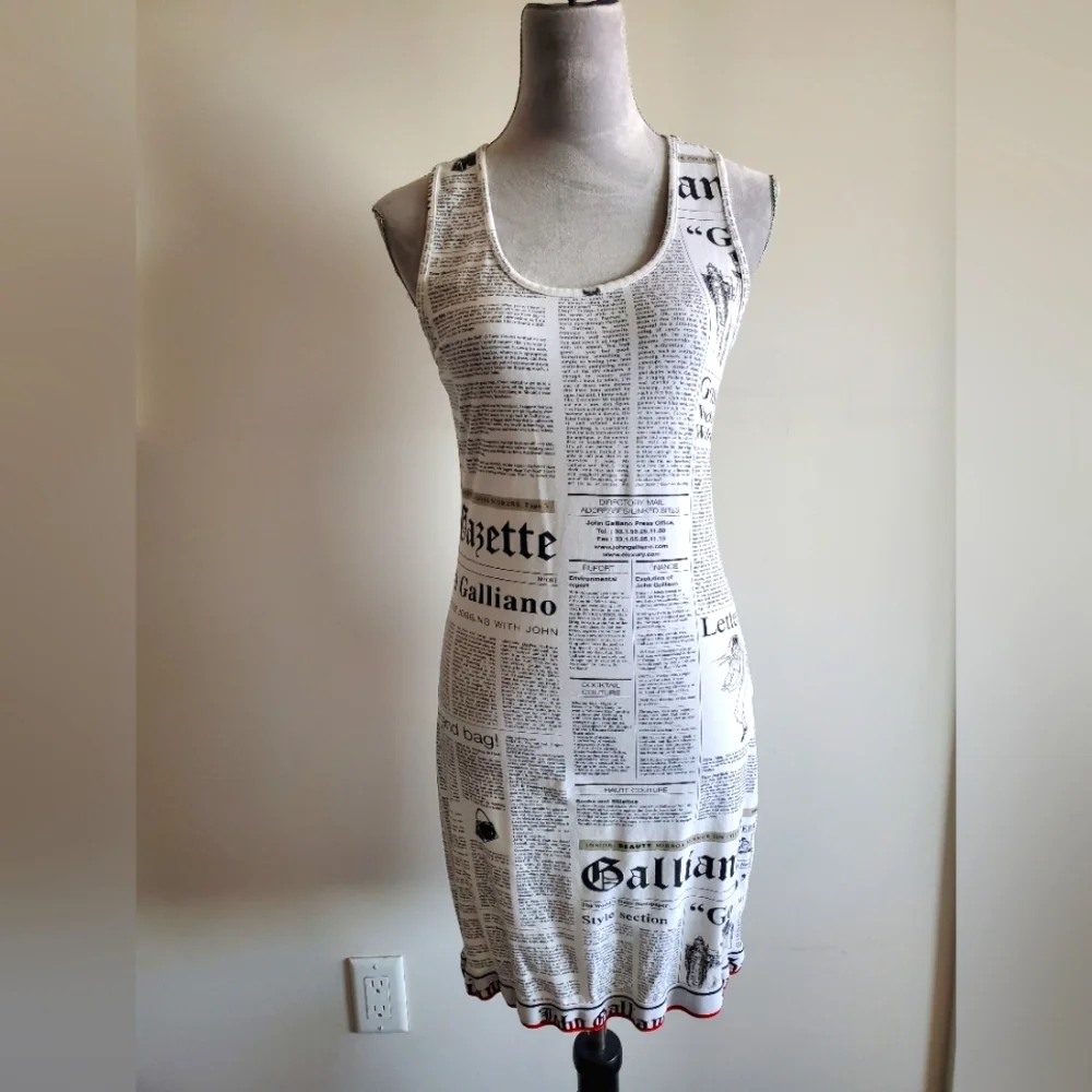 GALLIANO Racerback Dress - Picture 3 of 14